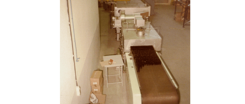 Horno de banda para decorar vidrio y cerámica